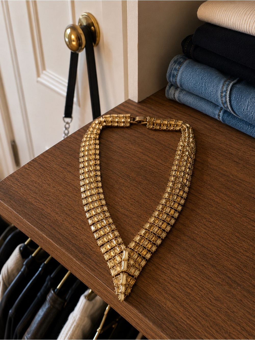 Gold Statement Bib Necklace | BaubleBar